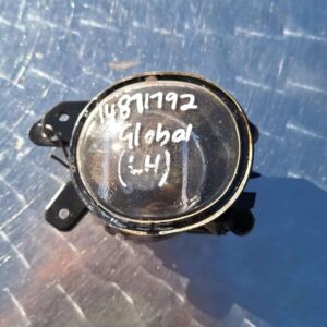 Right side spotlight for Mitsubishi Colt, front angle view, new condition.Right side spotlight for Mitsubishi