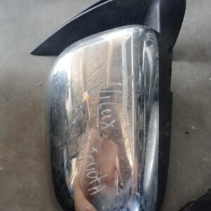 Right side door mirror for Toyota Hilux shown from front angle, clean and intact condition.Right side door mir