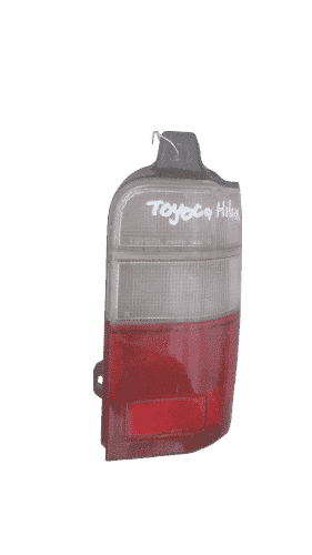 1998 Toyota Hilux Right Taillight Right side taillight for Toyota Hilux, shown front angle on white background.Right side taillight for Toyota H
