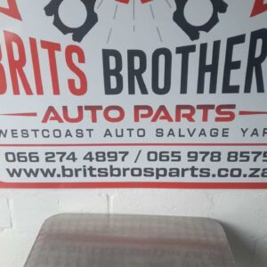 Front angled view of a used roof light for a Ford Territory with mounting brackets visibleFront angled view of
