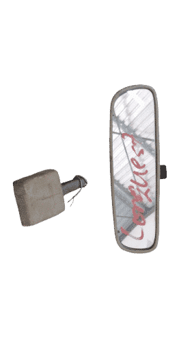 1996 Toyota Conquest Inner Rear View Mirror Inner rear view mirror for Toyota Conquest, clear reflective surface shown from front angle.Inner rear view mi