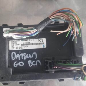 Used car BCM module shown from top angle with connectors visible on the right side.Used car BCM module shown f
