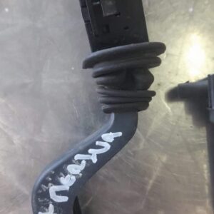 Front view of a black combination switch stalk for Opel Meriva, shown upright on a white background.Front view