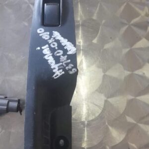 Used Hyundai car window switch shown from top angle displaying buttons and connector side.Used Hyundai car win