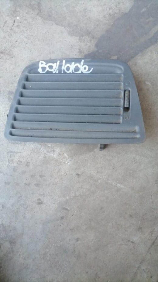 1996 Honda Ballade Airvent Front view of a used car air vent assembly for 1996 Honda Ballade, showing clean black grille and housing.Fron