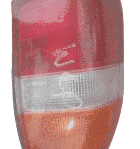 Left taillight for Mitsubishi Colt shown from an angled front view on a white background.Left taillight for Mi