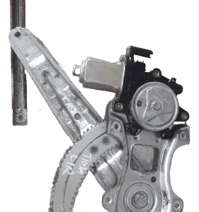 Left rear window regulator mechanism for Nissan Tiida shown front view, no condition specified.Left rear windo