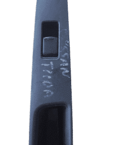 Right rear window control switch for Nissan Tiida shown from top angle, new condition.Right rear window contro