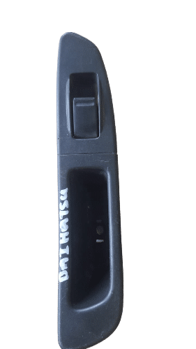 Daihatsu Window Switch Front-facing view of a car window switch panel for Daihatsu vehicles on a white background.Front-facing view o