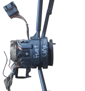 Used combination switch for Fiat Uno, side view showing lever and wiring components.Used combination switch fo