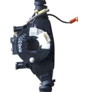 Front view of a Nissan Murano combination switch stalk, clean and detailed, isolated on white background.Front