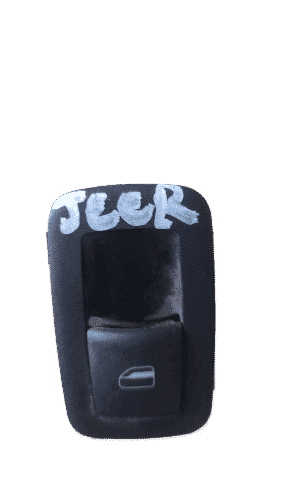 Jeep Grand Cherokee Window Switch Front-facing view of a Jeep Grand Cherokee driver side window switch panel against white backgroundFront-facin