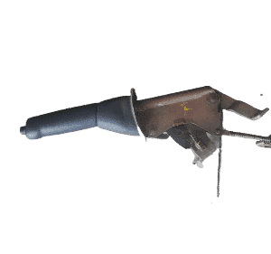 Front view of a hand brake lever for Opel Kadette, clean and well-preserved condition.Front view of a hand bra
