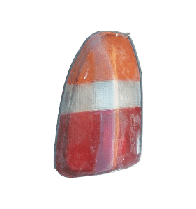 Left taillight for Mitsubishi Colt shown from rear angle against white background.Left taillight for Mitsubish