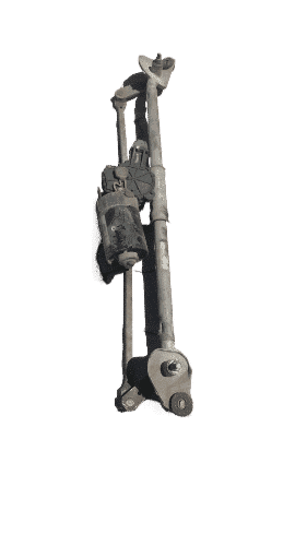 2013 - 2018 Toyota Rav4 Wiper Motor And Mechanism 851100R030 Front view of a Toyota Rav4 wiper motor and mechanism assembly, displayed on a white background.Front view of