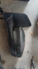 Left side door mirror housing for VW Polo 6 shown from front angle without glass installed.Left side door mirr