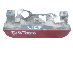 Rear view of a 2006 Mitsubishi Pajero tailgate brake light assembly shown front-facing.Rear view of a 2006 Mit