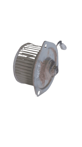 2006 Mitsubishi 3.2 Did Blower Fan Front angled view of a 3.2 diesel engine blower fan, clean and ready for installation.Front angled view of a 3