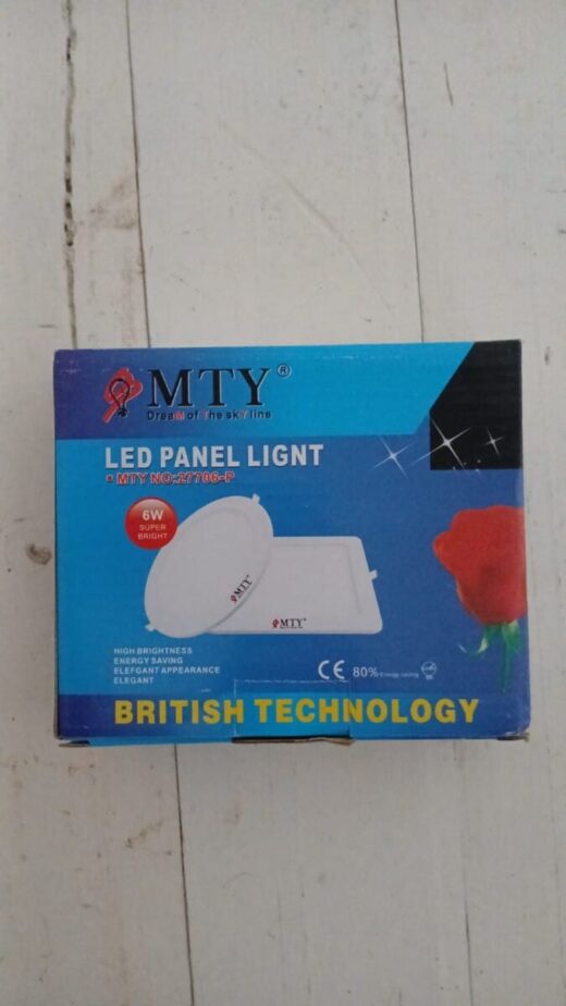 6W Mty Led Panel Light 6W MTY LED PANEL LIGHT – main product image