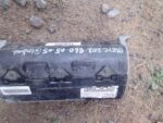 Used Mercedes Benz front 202 dash airbag displayed from the top, showing the deflated cushion and cover.Used M
