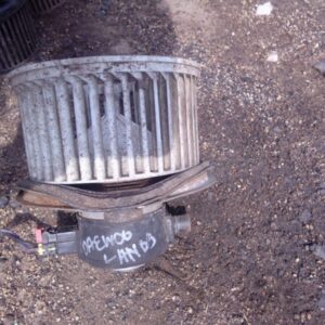 Used blower fan for Daewoo Lanos, front view showing fan blades and mounting frameUsed blower fan for Daewoo L