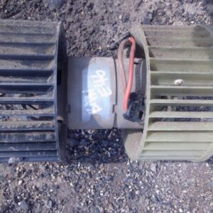 Used Kia Picanto blower fan shown from front angle with wiring and mounting points visible.Used Kia Picanto bl