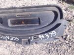Front view of used Renault Scenic climate control unit with buttons and display panel visible.Front view of us