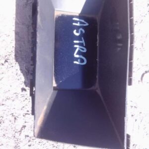 Front view of used climate control panel for Opel Astra with buttons and display screen.Front view of used cli