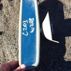 Rear view mirror for Mercedes W203 shown head-on, used condition visible.Rear view mirror for Mercedes W203 sh