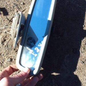 Rear view mirror for W203, shown from front angle, used condition with mounting components visible.Rear view m