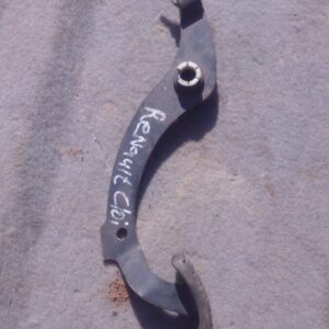 Used clutch pedal assembly for Renault Clio, shown from side angle against a white background.Used clutch peda