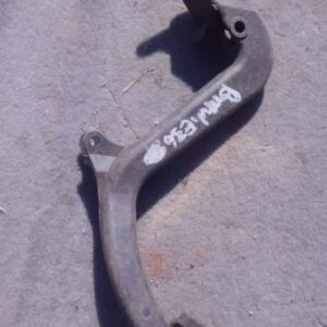 Used BMW E36 clutch and brake pedals mounted on metal bracket, front angle view.Used BMW E36 clutch and brake