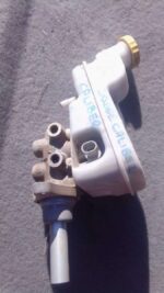 Used brake master cylinder for Dodge Caliber, shown from front angle with reservoir and mounting points visibl