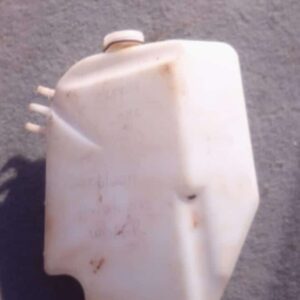 Side view of a used water bottle designed for a 2006 Honda Civic, showing its clean, cylindrical shape.Side vi