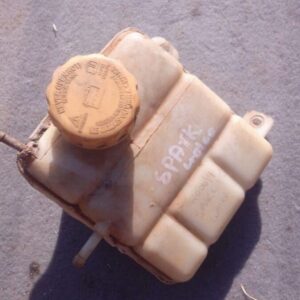 Used Chevrolet Spark water bottle, shown front-facing with attached mounting bracket and hose connection.Used