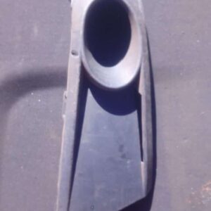 Right side spotlight cover for Volkswagen Jetta 6, angled view, used condition showing minor wear.Right side s