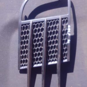 Right side spotlight cover for Volkswagen Golf 6, used, shown from a front angle.Right side spotlight cover fo