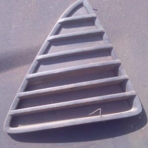 Right side headlight cover for 2011 Ford Focus, angled view, used condition.Right side headlight cover for 201