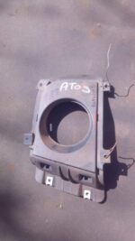 Left side spotlight cover for Hyundai Atos, shown front angle, used condition.Left side spotlight cover for Hy