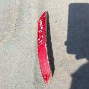 Right rear reflector for Haval M4, used condition, shown at slight angle on white background.Right rear reflec