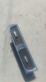 Center dashboard air vent for Audi A4 B9, used condition, front angle showing vent slats and frame.Center dash