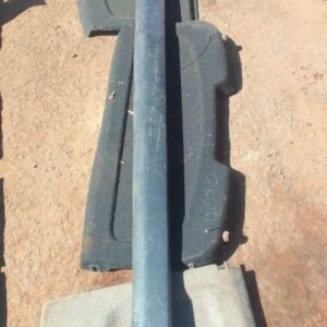 Right side skirt for a 2009 Dodge Nitro, used condition, shown from side angle on plain background.Right side