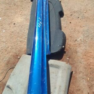 Left side skirt for a BMW E82 120i, shown from the side, used condition.Left side skirt for a BMW E82 120i, sh