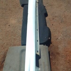 Left side skirt for Mercedes W204 shown from an angle, used condition visible in the image.Left side skirt for