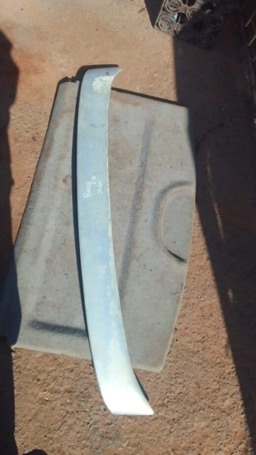 1998 Bmw E36 Boot Spoiler - Used Rear boot spoiler for a BMW E36 shown from top-down angle, used condition.Rear boot spoiler for a BMW E36 show