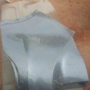 Used left rear bumper corner for Honda Civic shown from an angled rear perspective on a white background.Used