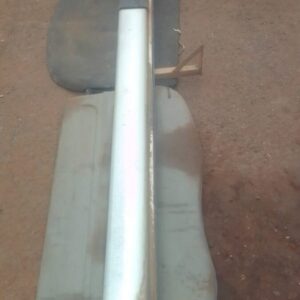 Left side step for Mazda Drifter, shown in used condition from side angle.Left side step for Mazda Drifter, sh