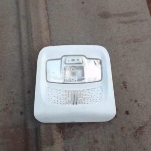 Used roof light viewed from the front for a Peugeot 208, showing clear lens and mounting points.Used roof ligh