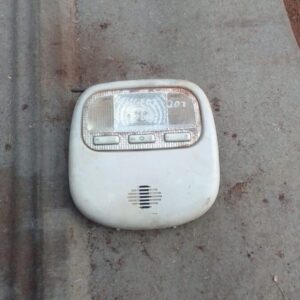 Used roof light for Peugeot 207, shown from a top angle with visible mounting points.Used roof light for Peuge