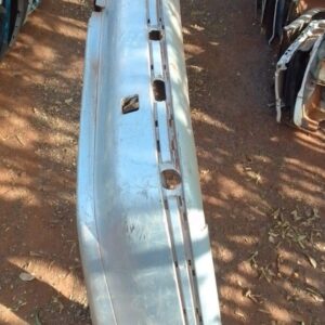 Rear view of a used BMW E39 rear bumper showing mounting points and overall shape.Rear view of a used BMW E39
